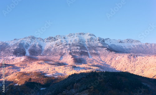 snowfall in the Aizkorri-Aratz Natural Park is the second-largest natural park in the Basque Country