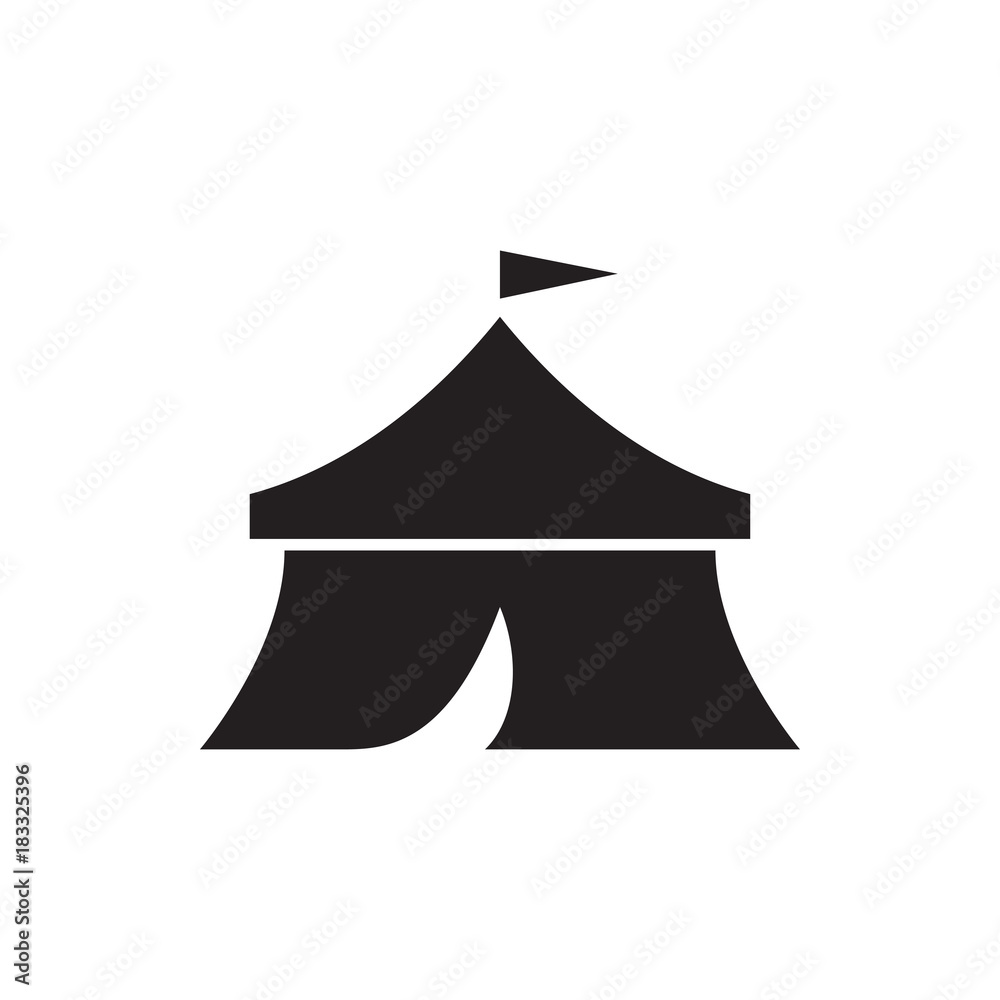 Fototapeta premium circus icon illustration