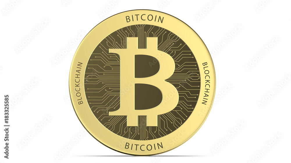 Face of the cryptocurrency golden bitcoin, 3d rendering isolated on white background. 3d illustration, concept of virtual international currency and business on the Internet. Face of the cryptocurrency golden bitcoin, 3d rendering isolated on white background. 3d illustration, concept of virtual international currency and business on the Internet.