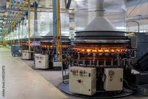 Manufacture of medical glass.