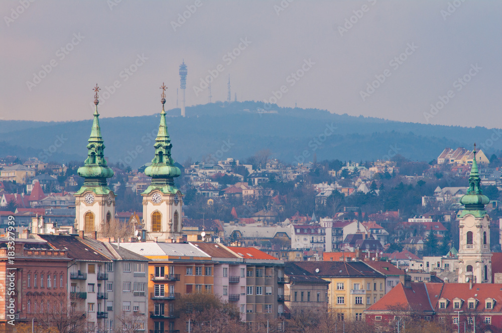 Obraz premium Budapest city view