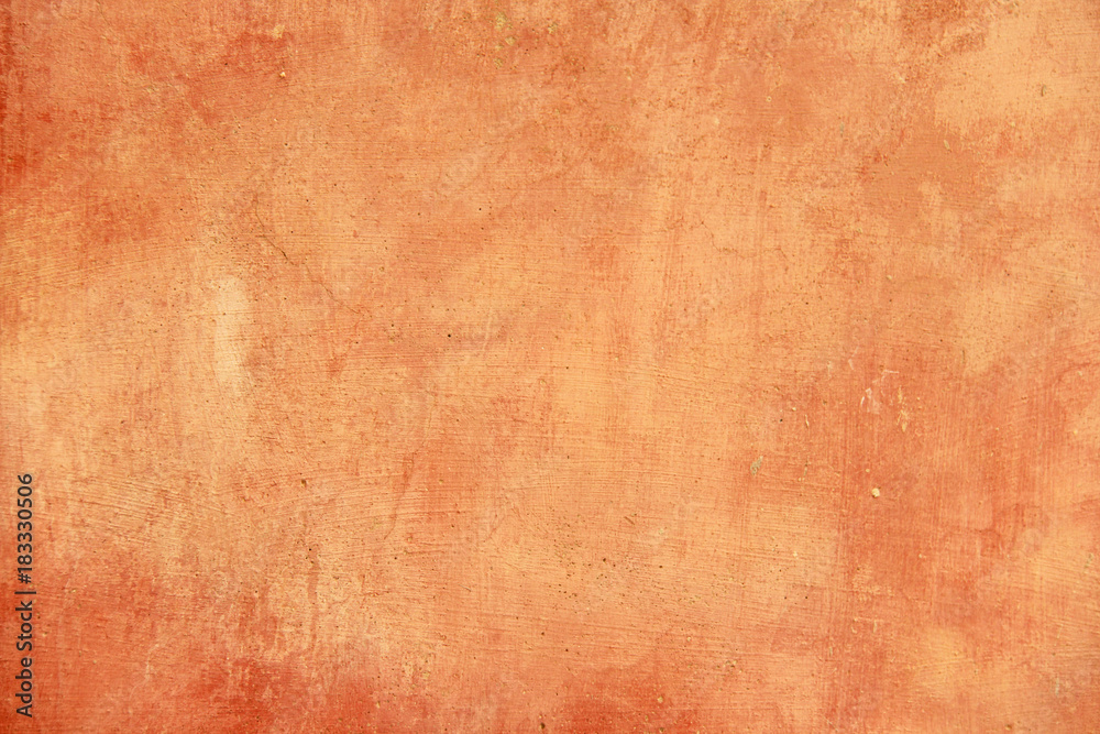 Empty Terracotta and Orange Background for Design and Design Color