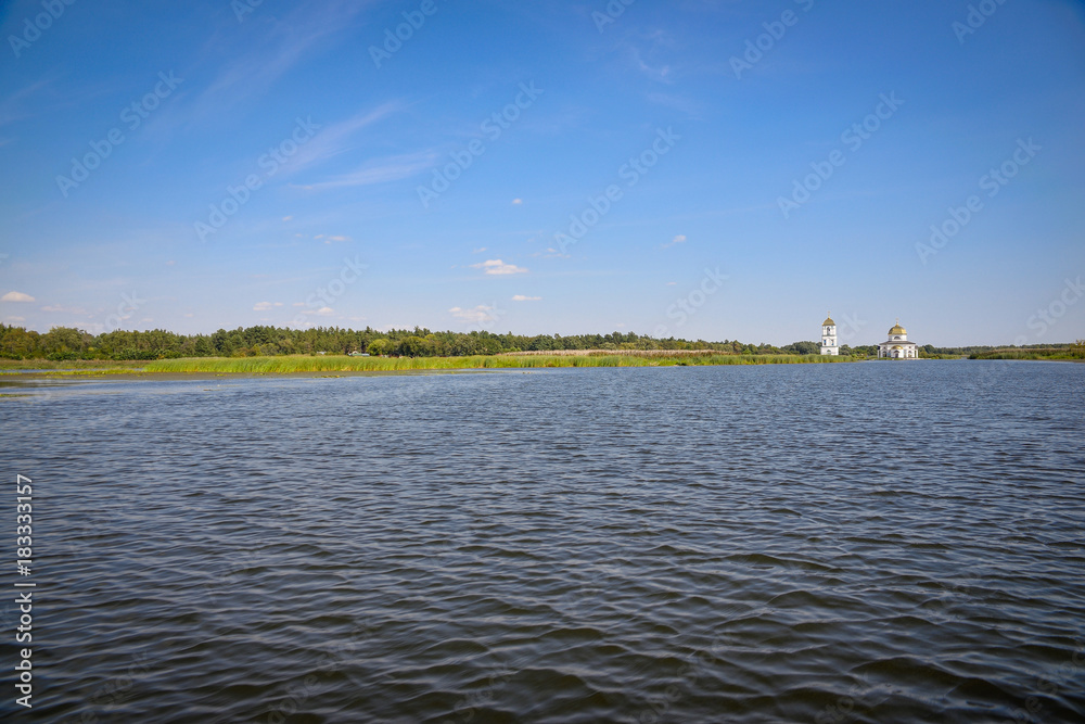 landscape. The river Dnieper landscape. The river Dnieper