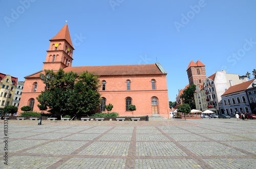 New Town Market Square in Torun (Poland)