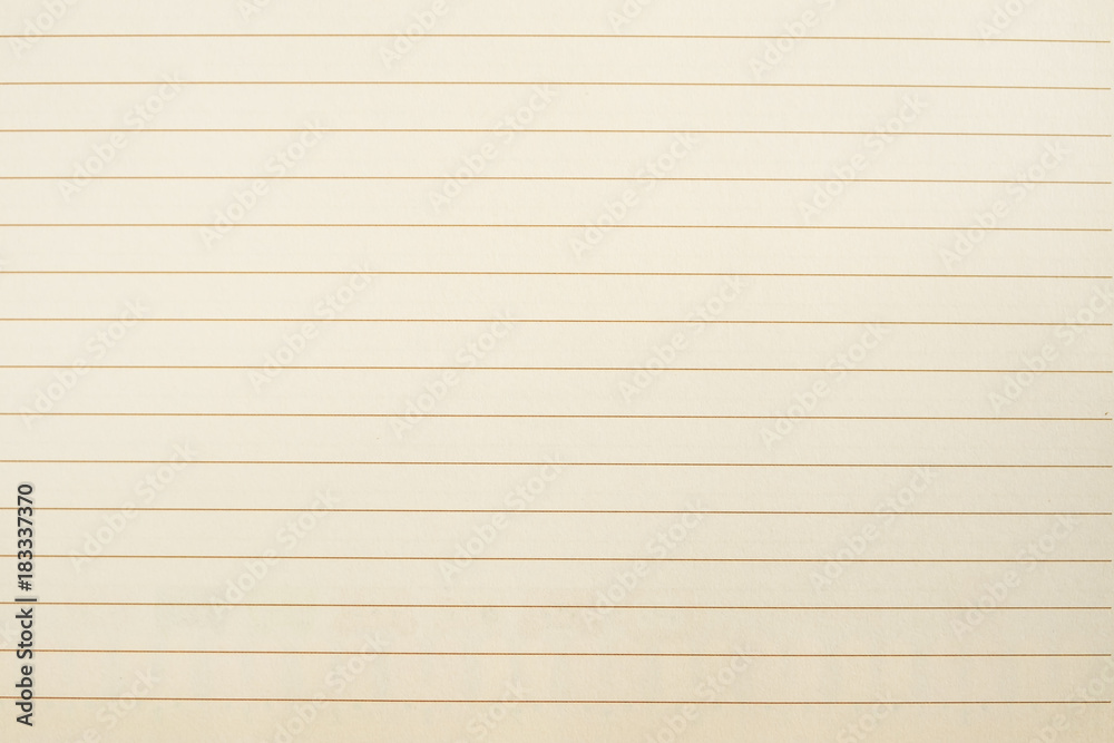 Blank paper with lines as a guide for handwriting Blank paper with lines as a guide for handwriting