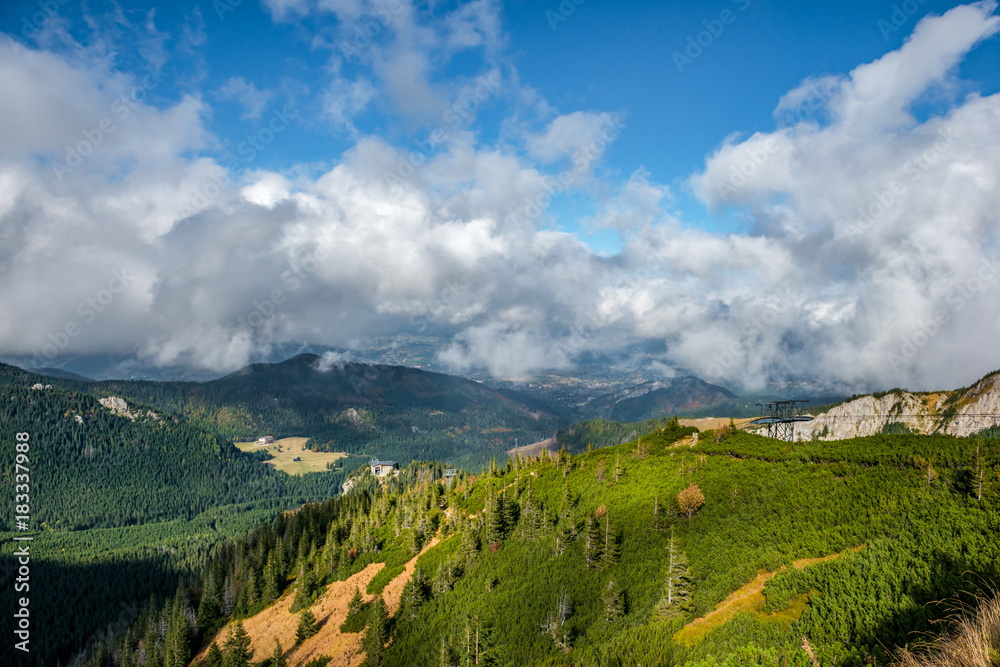 Widok z Kasprowego Wierchu Widok z Kasprowego Wierchu