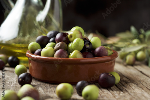 arbequina olives from Catalonia, Spain
