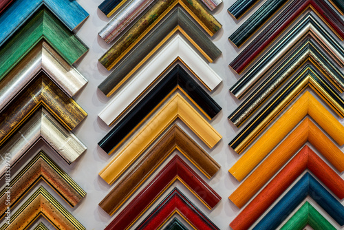 Selection of picture frames on display photo