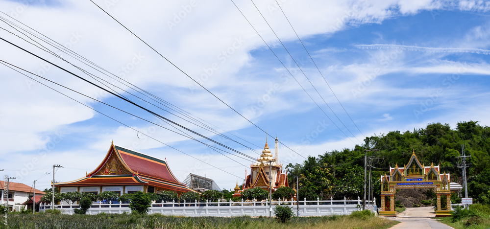 Naklejka premium Temple in Thailand
