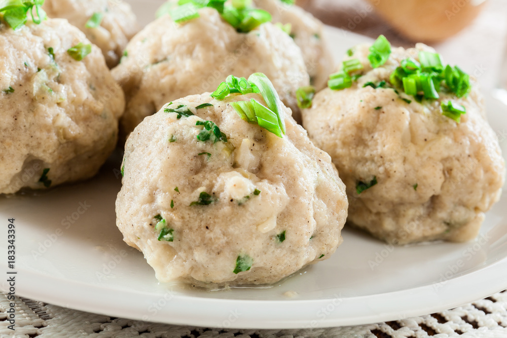 Homemade bavarian bread dumplings Homemade bavarian bread dumplings