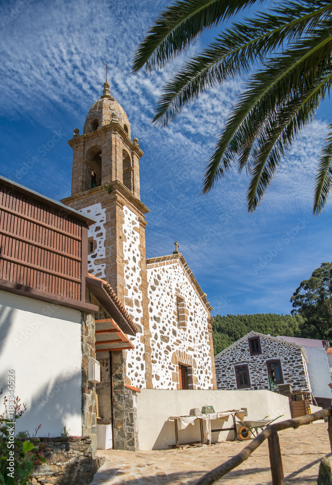Obraz premium San Andrés in Teixido; Galicien