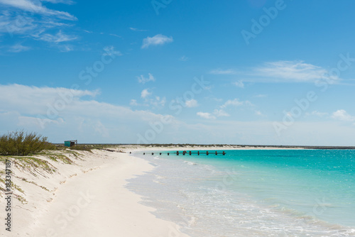 Stunning beach in the Carribean Sea