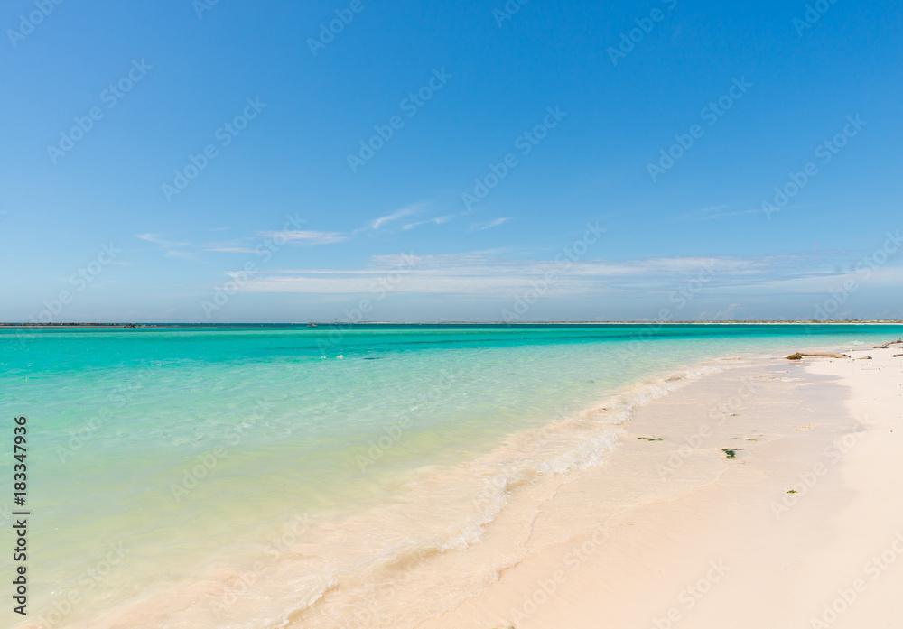 Beautiful View of the Beach from the Carribean Sea Beautiful View of the Beach from the Carribean Sea
