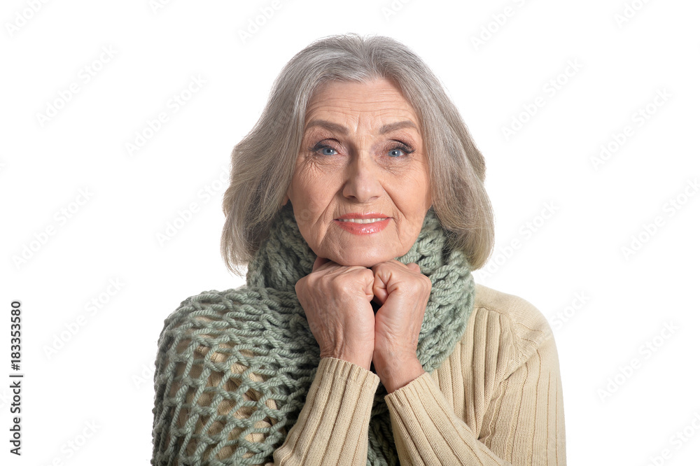 Fototapeta premium happy Smiling senior woman 
