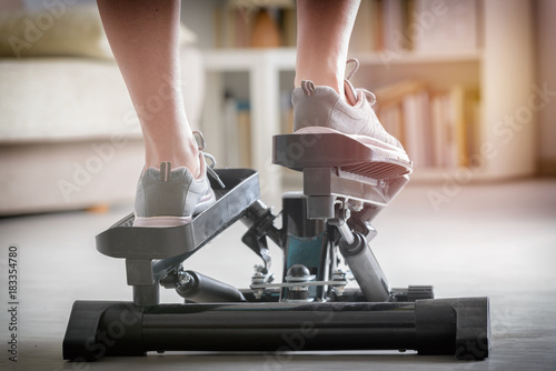 Exercises with stepper at home