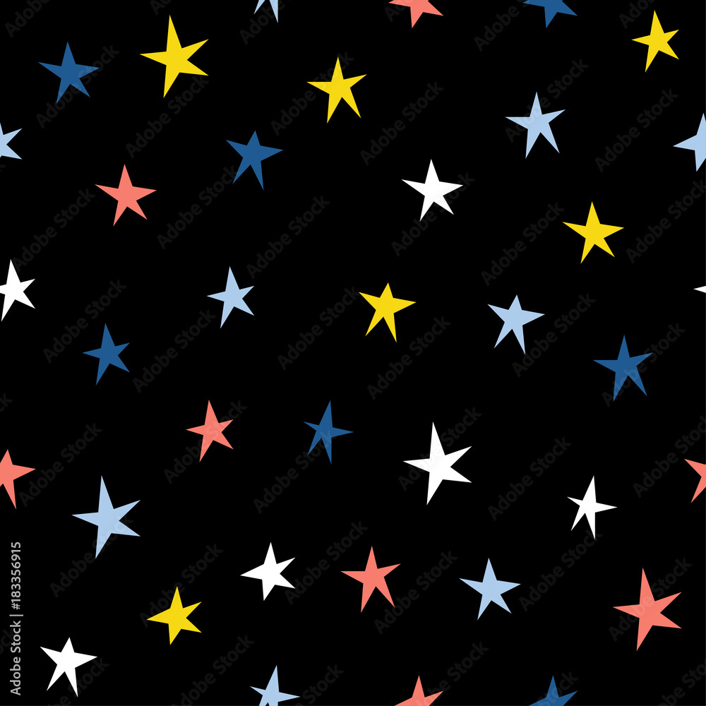 Abstract star seamless pattern background. Childish handcrafted wallpaper for design card, wallpaper, album, scrapbook, holiday wrapping paper, textile fabric, bag print, t shirt etc. Abstract star seamless pattern background. Childish handcrafted wallpaper for design card, wallpaper, album, scrapbook, holiday wrapping paper, textile fabric, bag print, t shirt etc.