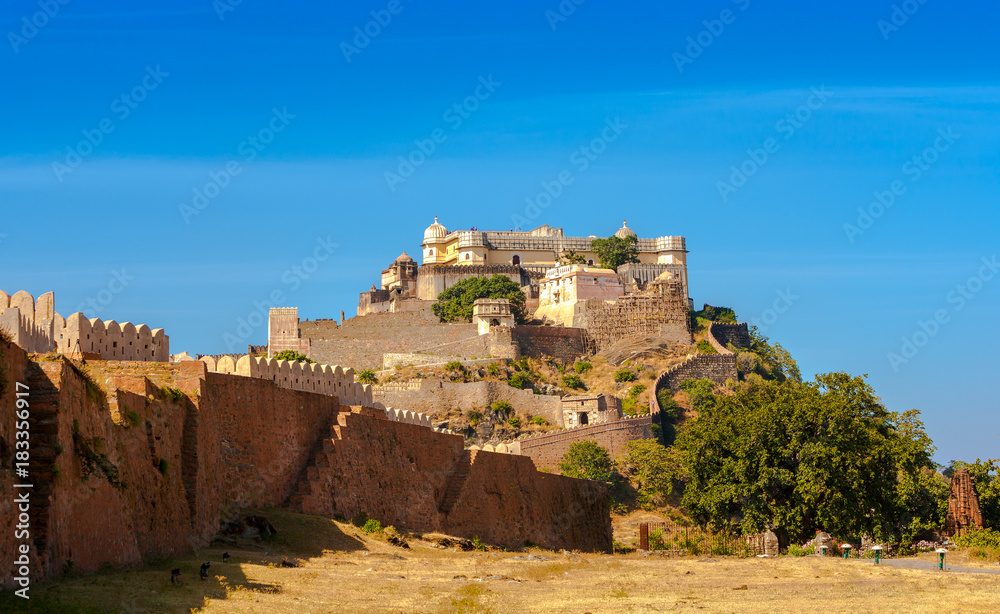 Kumbhalgarh fort, Rajasthan, India, Asia