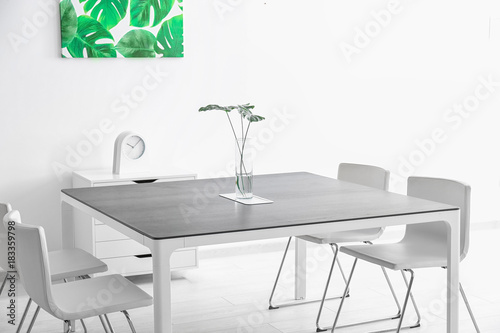 Modern office interior with...