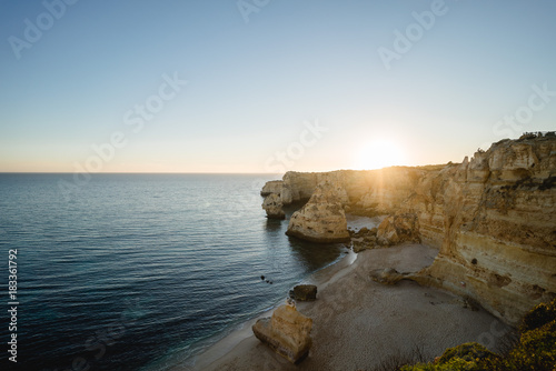 Sunset from a cliff in Portugal