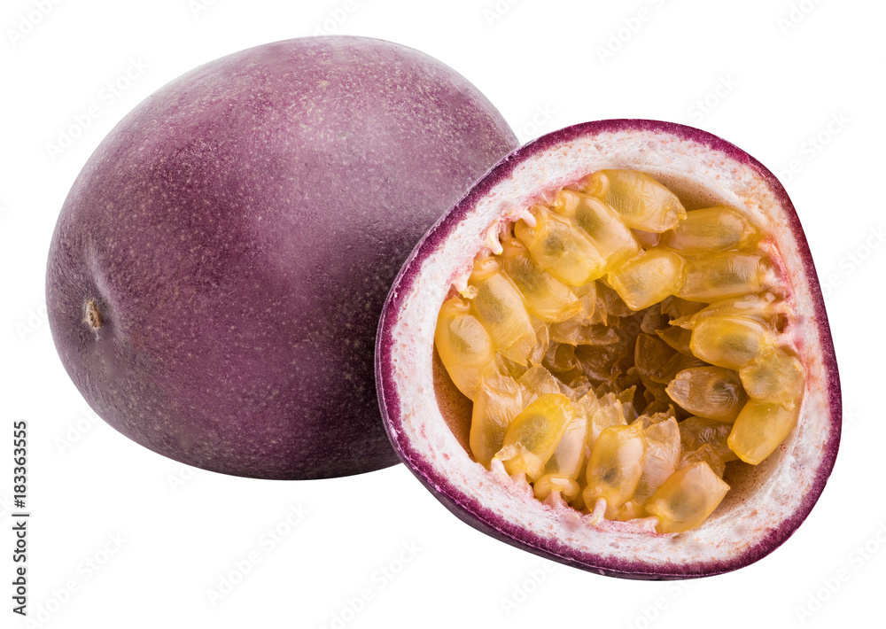 Maracuya isolated on white background StockFoto Adobe Stock