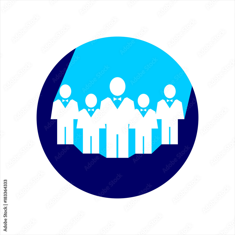 Business People Related. Vector Flat Icons with long shadow. Business concept. Business People Related. Vector Flat Icons with long shadow. Business concept.