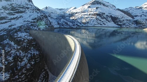 LAC EMOSSON - DRONE - SWISS ALPS photo