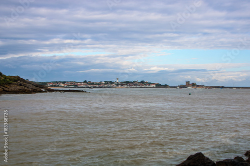 the coast and beach of saint jean de luz photo