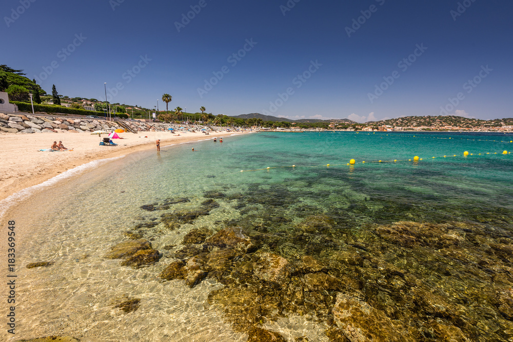 Provence beaches in summer.