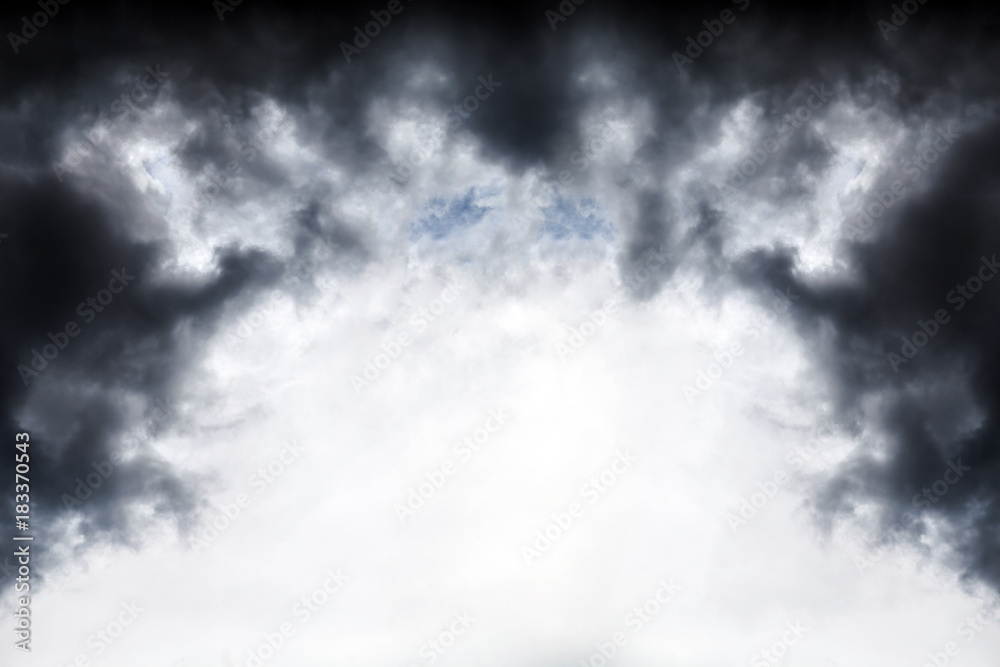 Obraz premium Framework from the Clouds