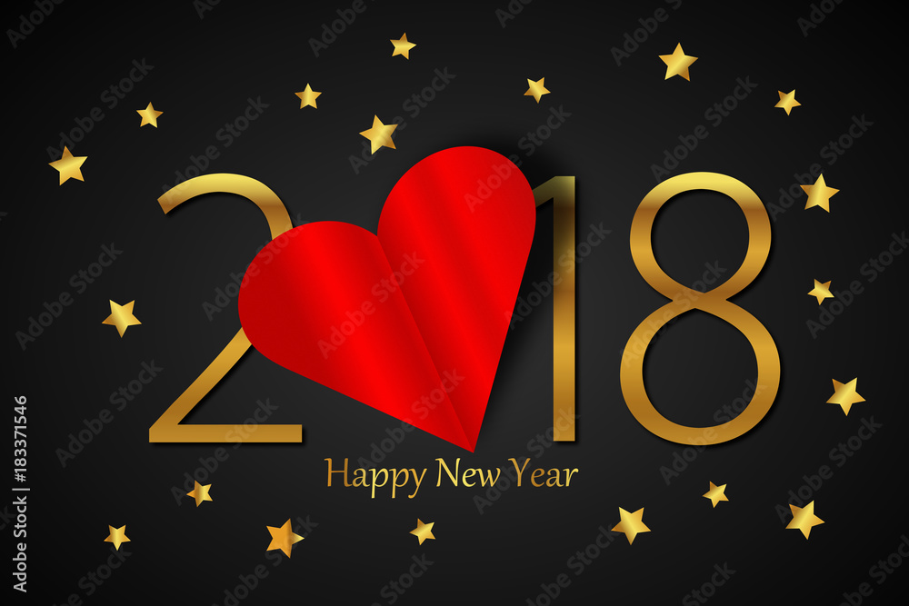 Happy New Year 18 Images Browse 592 Stock Photos Vectors And Video Adobe Stock