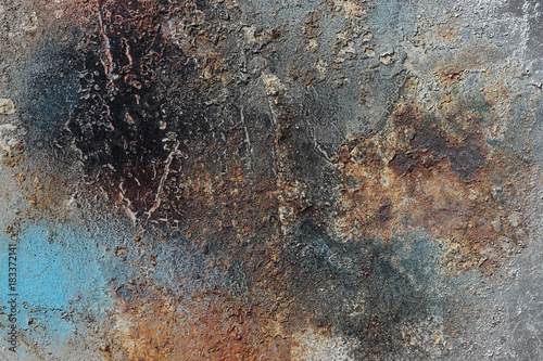 Abstract textured background - grungy metal close up