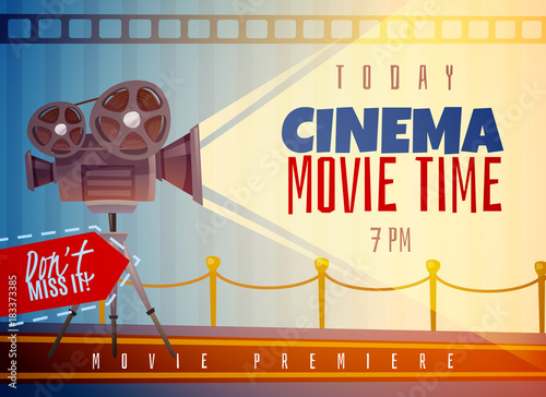 Cinema Horizontal Poster
