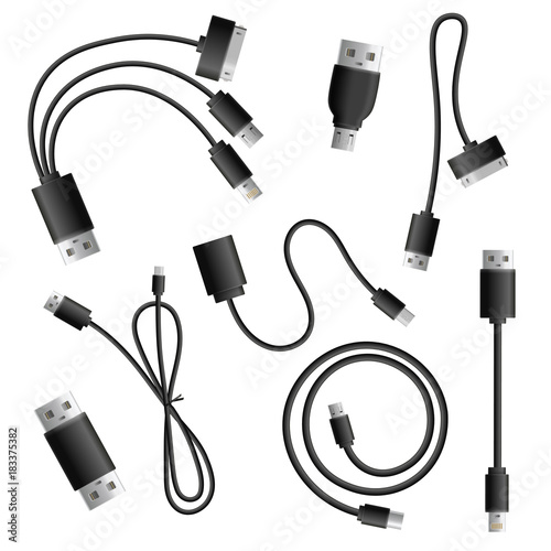 Realistic Adapter Cables Set