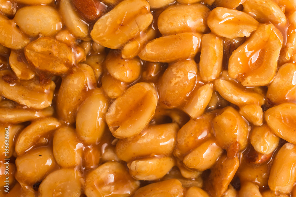 Brazilian Pe de Moleque. Peanut dessert Brazilian Pe de Moleque. Peanut dessert
