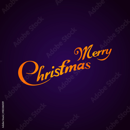 Wallpaper Mural Merry Christmas vector text Calligraphic Lettering design card template. Creative typography for Holiday Greeting Gift Poster. Calligraphy Font style Banner. Torontodigital.ca