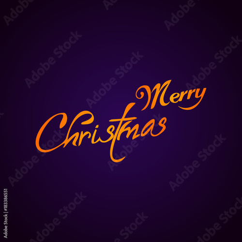 Wallpaper Mural Merry Christmas vector text Calligraphic Lettering design card template. Creative typography for Holiday Greeting Gift Poster. Calligraphy Font style Banner. Torontodigital.ca