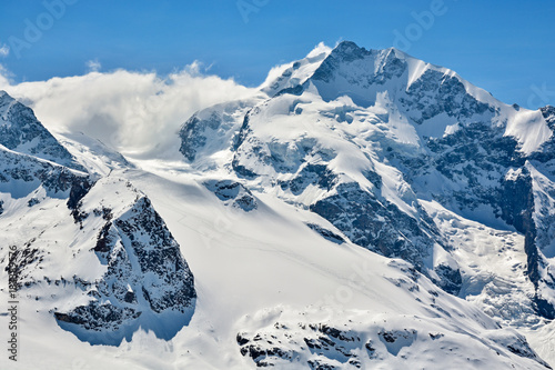 Piz Bernina in Switzerland photo
