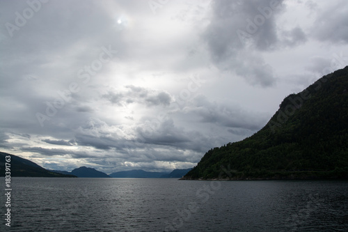 Hardangerfjord, Hordaland, Norwegen