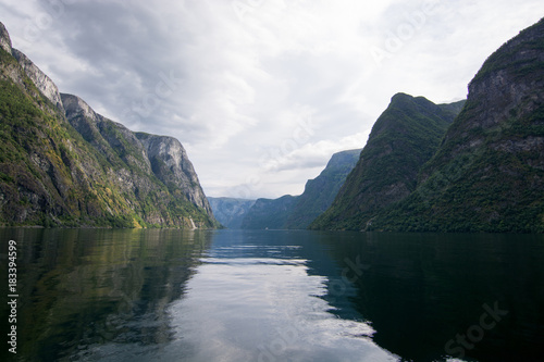 Naeroyfjord, Sogn og Fjordane, Norwegen