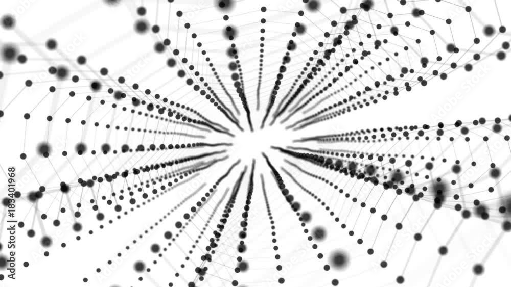 movement through a tunnel of black particles. 3d rendering. computer graphics. movement through a tunnel of black particles. 3d rendering. computer graphics.
