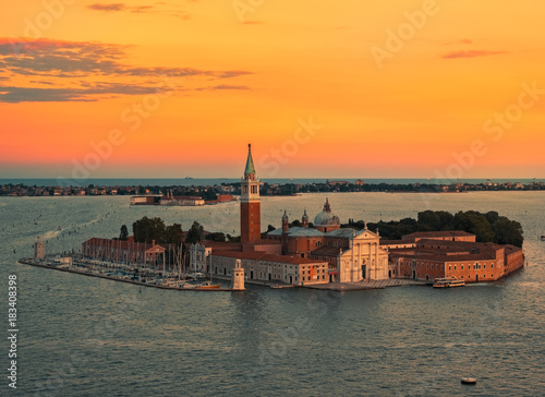 Isla e iglesia de San giorgio Maggiore, Venecia, Italy