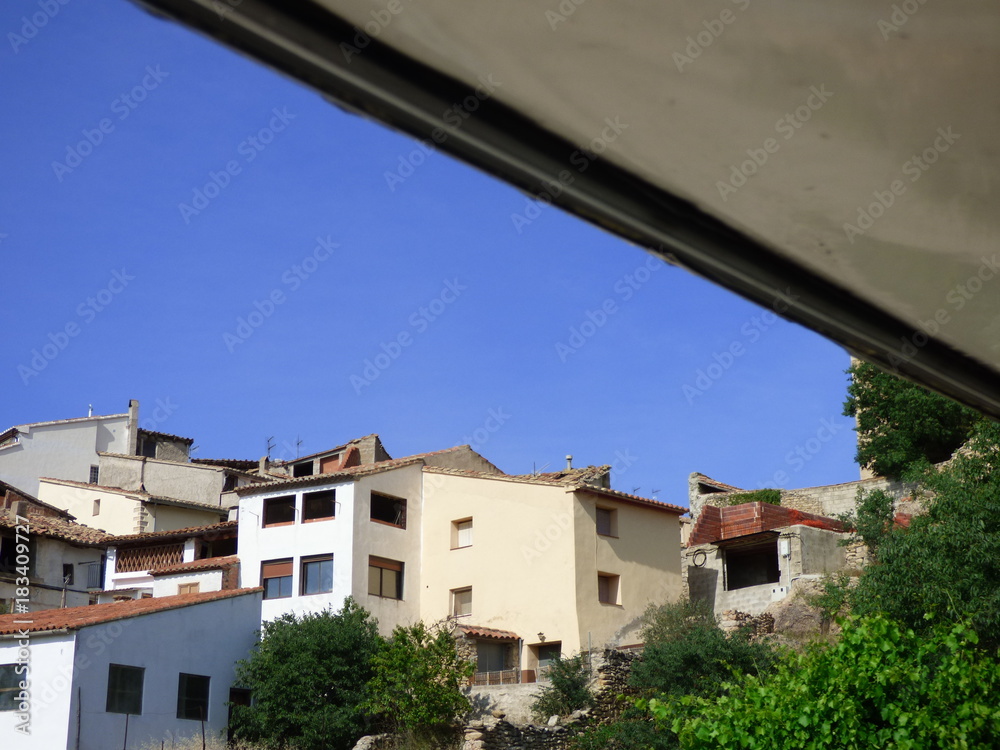 Ortells,pueblo de Morella  en la provincia de Castellón en la Comunidad valenciana, España. Situado en la comarca de los Puertos de Morella