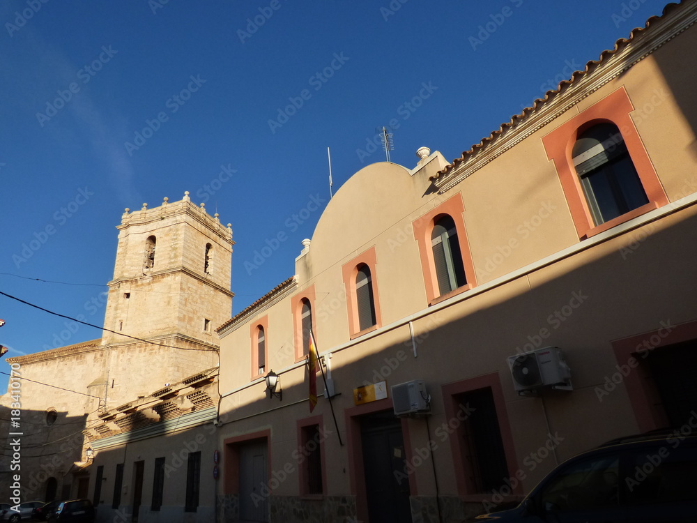 Jorquera. Pueblo de Albacete en la comunidad autónoma de Castilla La Mancha ( España) situado en un enclave natural de extraordinaria belleza
