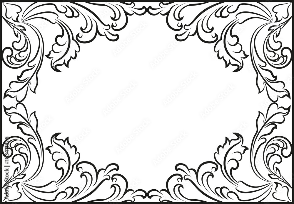 isolated floral frame isolated floral frame