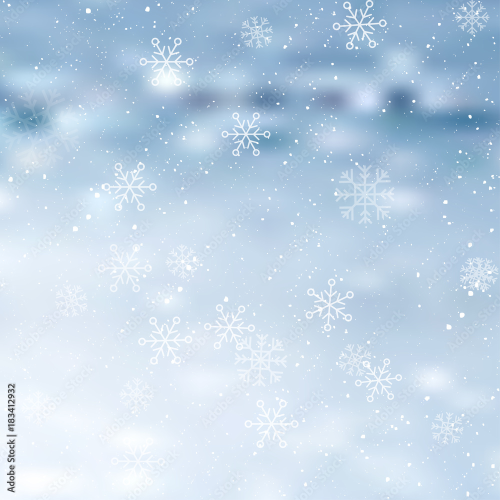 Merry Christmas vector design. Winter background Merry Christmas vector design. Winter background