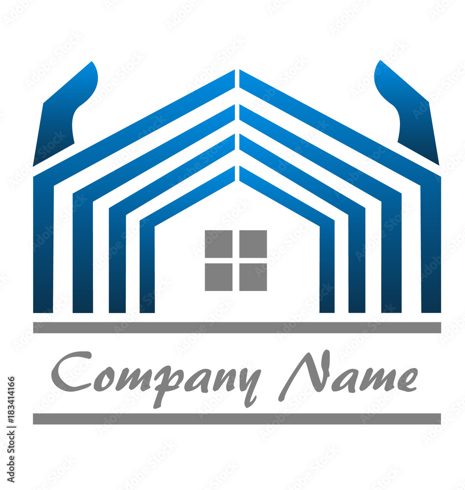 Fototapeta premium House abstract made with hands icon vector design