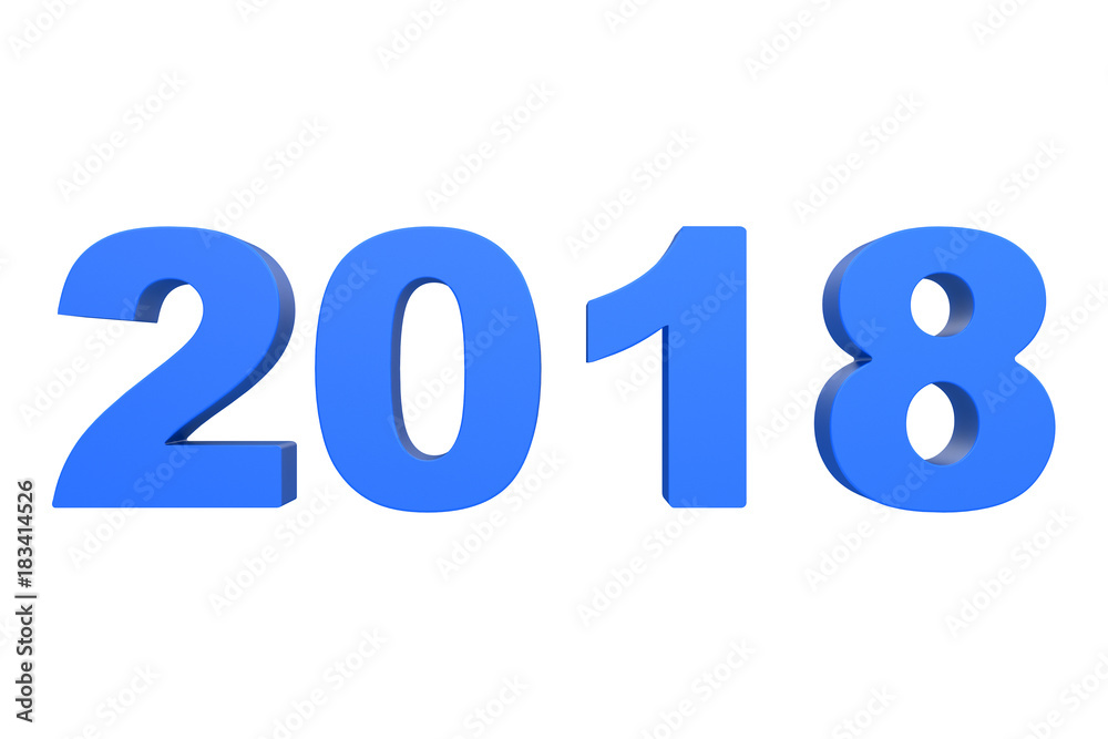 red new year 2018 two thousand eighteen numbers isolated on a white background 3d rendering red new year 2018 two thousand eighteen numbers isolated on a white background 3d rendering