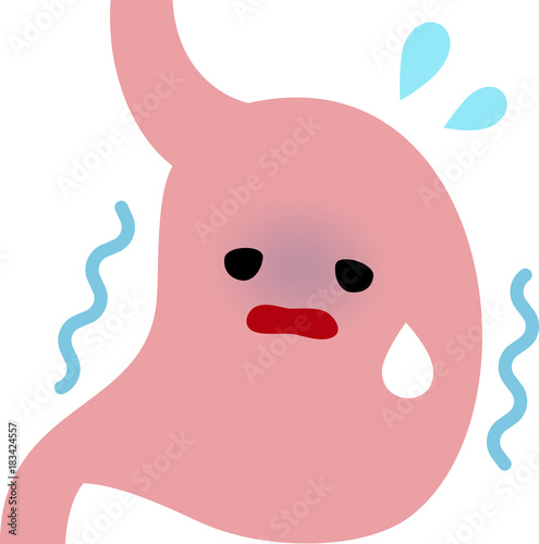 弱った胃のキャラクター