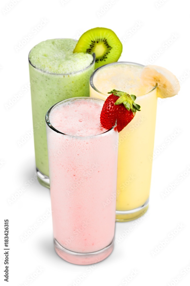 Strawberry, Banana and Kiwi Smoothies Strawberry, Banana and Kiwi Smoothies