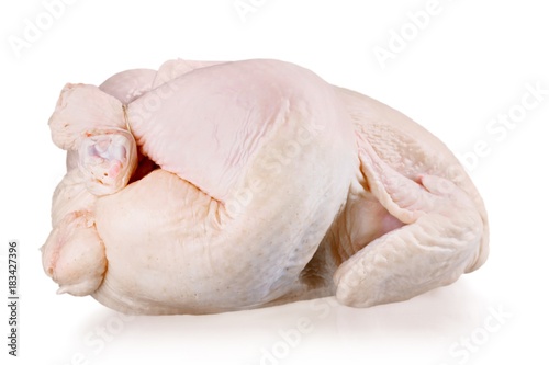 Raw Chicken Isolated